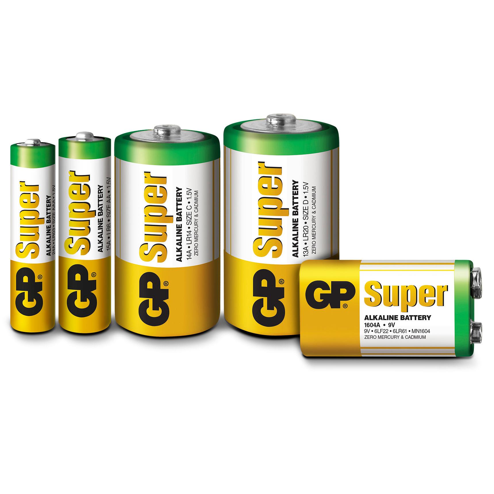 Blister 1 Batteria 9V GP Super