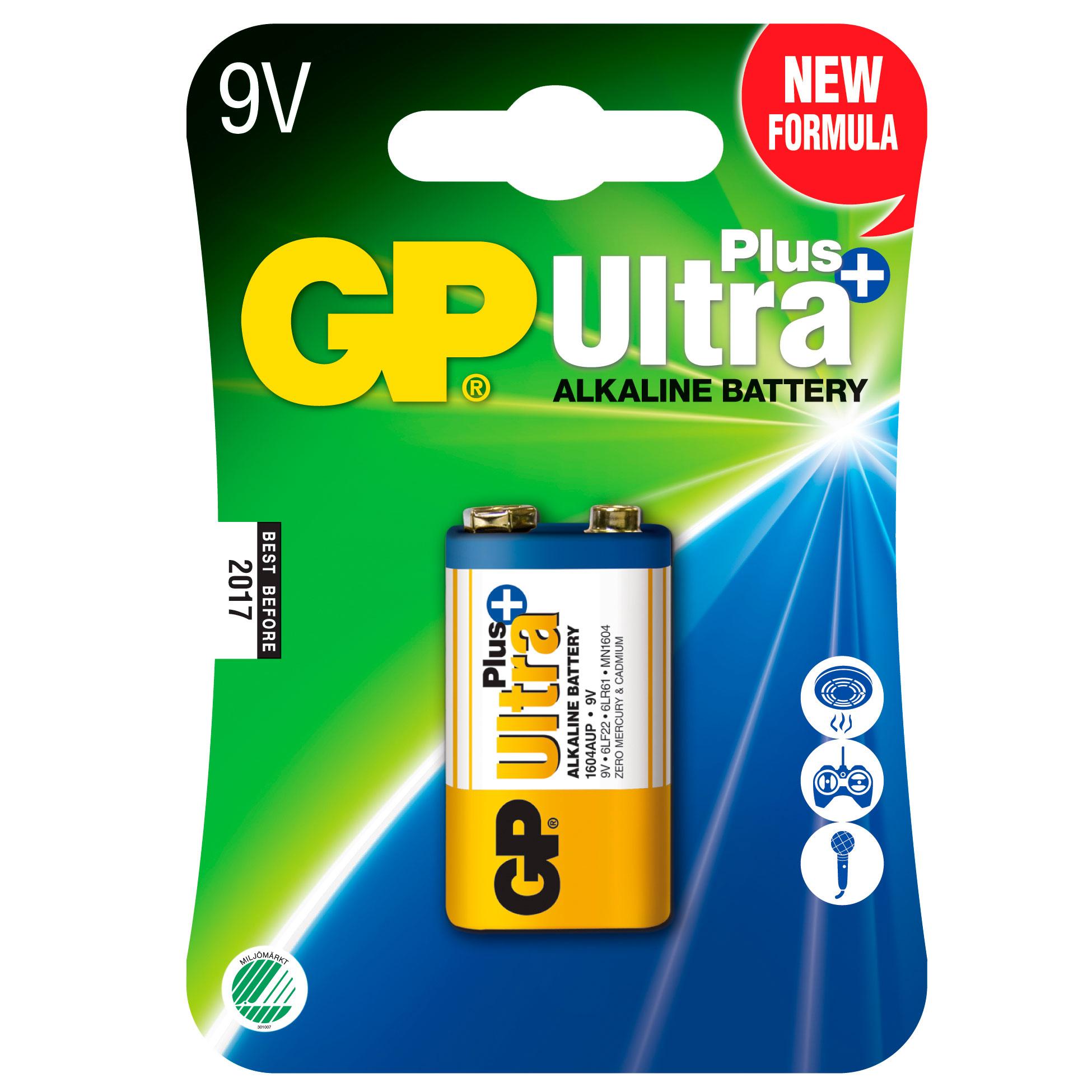 Blister 1 Batteria 9V GP Ultra Plus