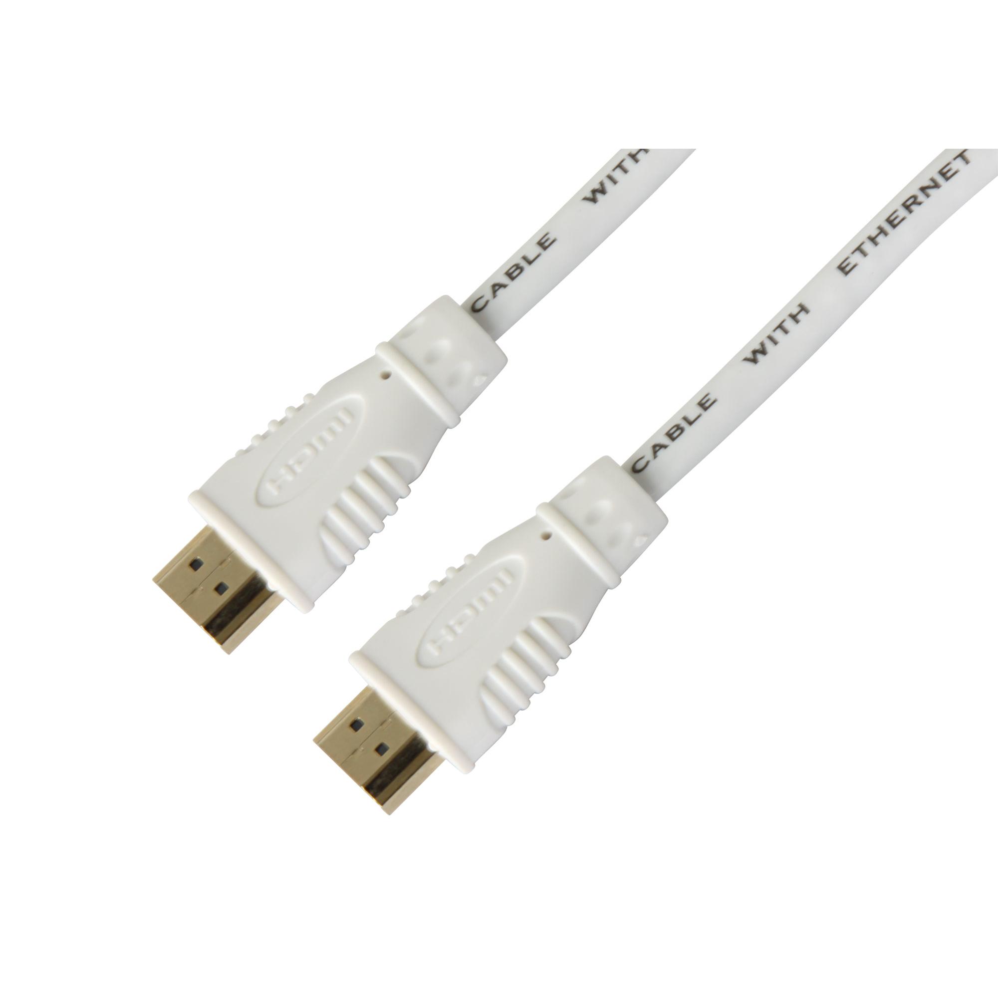 Cavo High Speed HDMI con Ethernet 2 metri Bianco