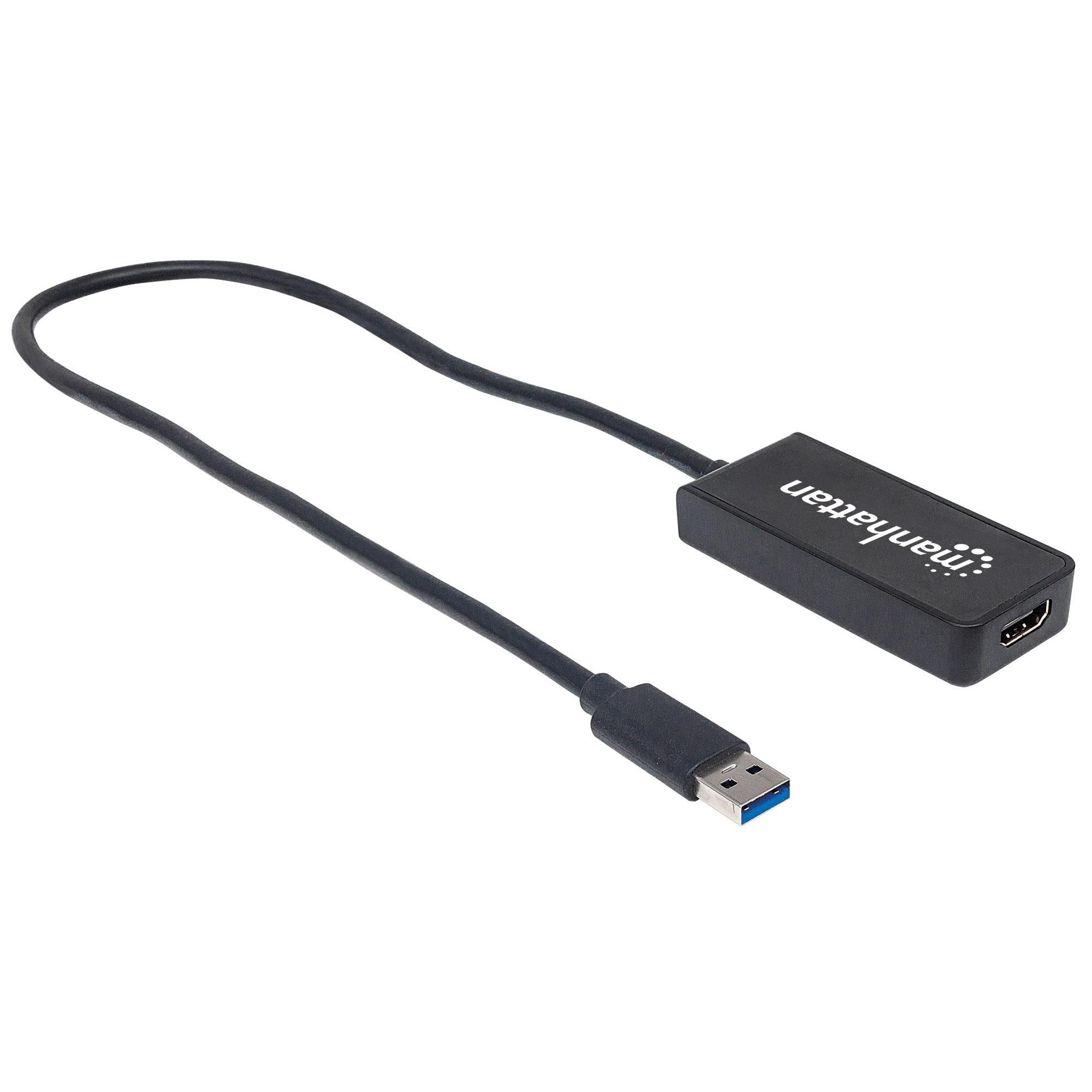 Convertitore USB 3.0 ad HDMI Nero