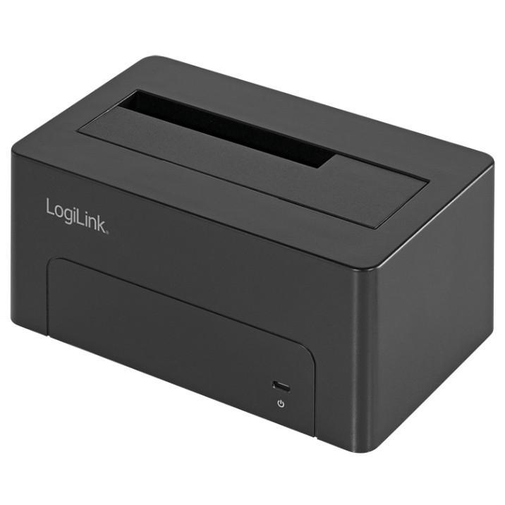 Docking Station USB3.1 Gen2 per HDD/SSD SATA da 2.5''/3.5'' Nero