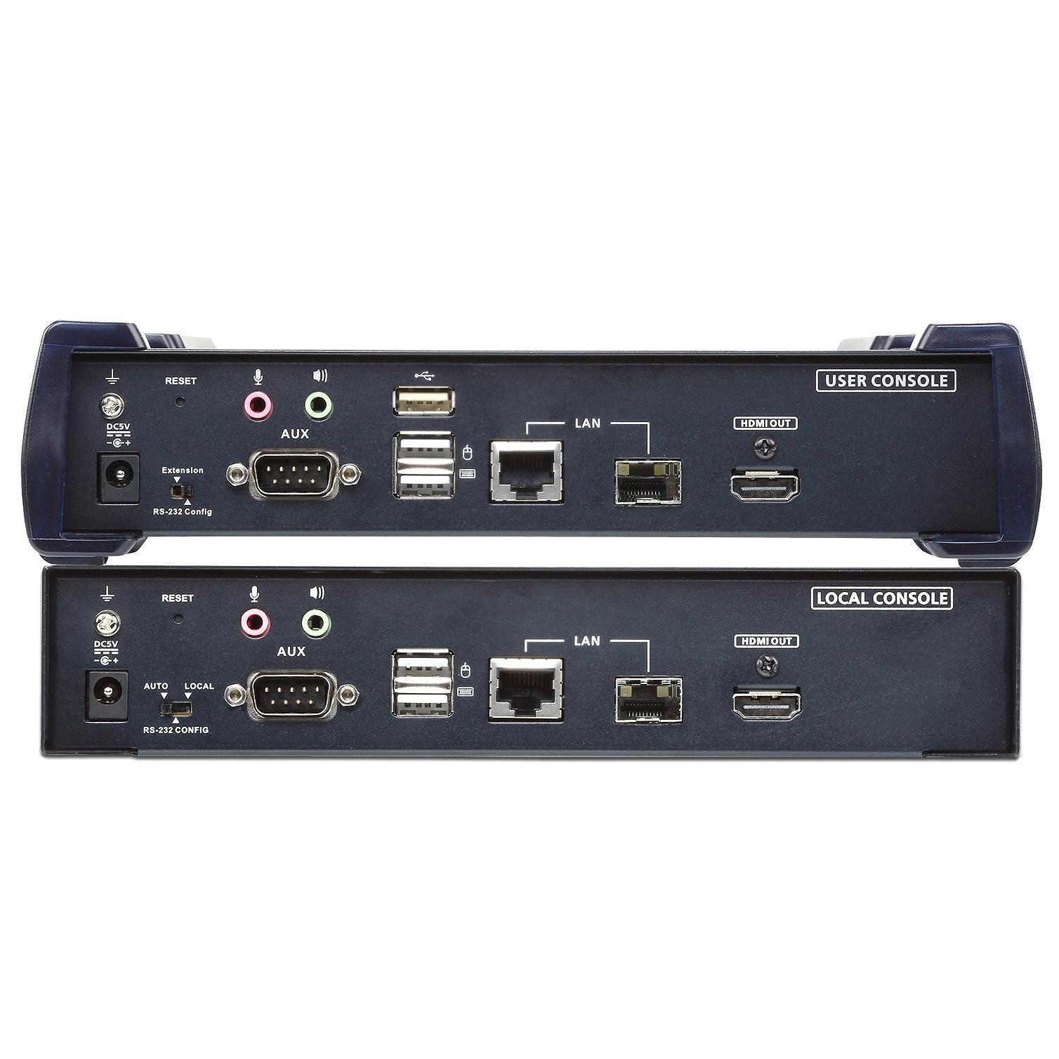 Estensore KVM over IP a schermo singolo 4K HDMI con PoE, KE8952