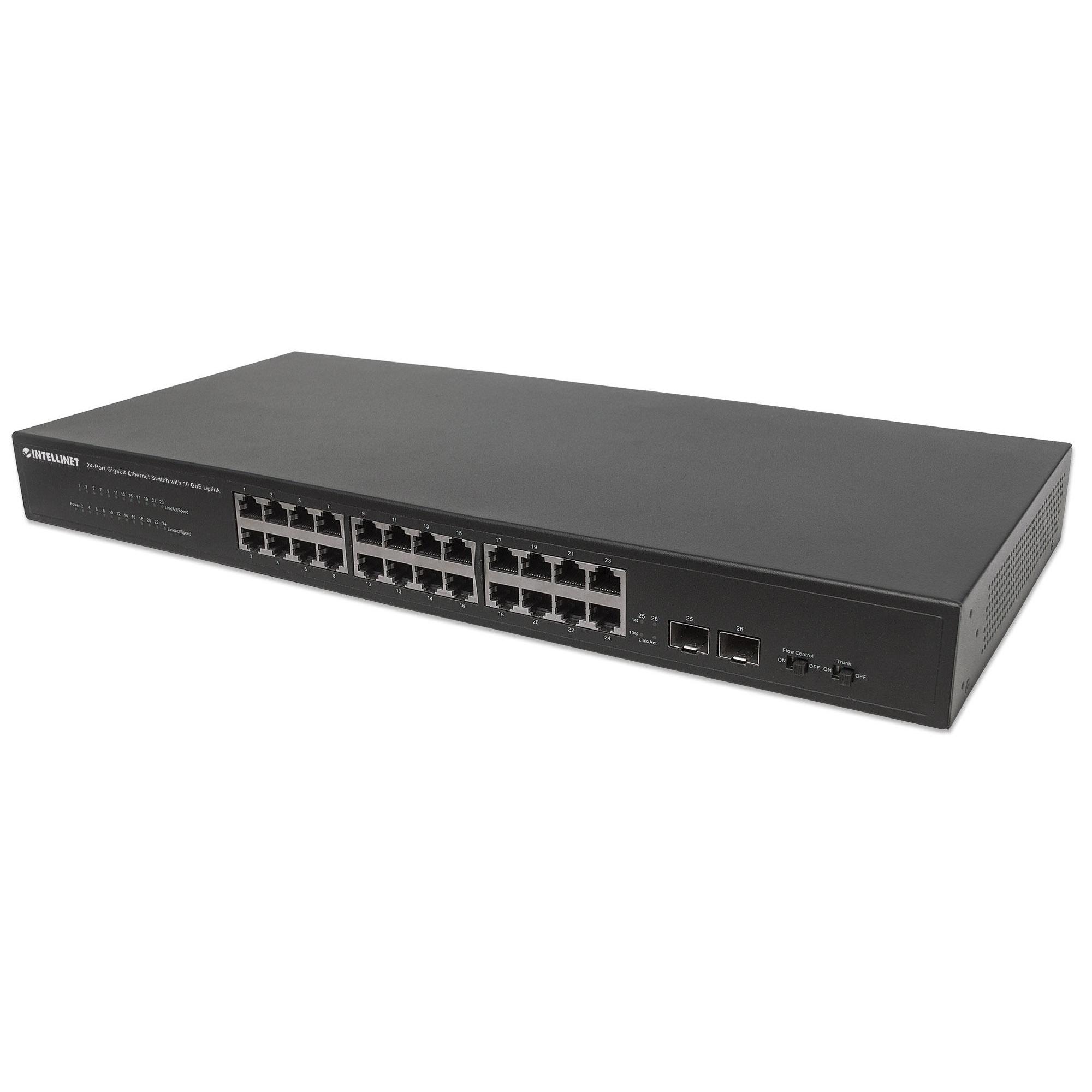 Ethernet Gigabit Switch 24 Porte con 10GbE Uplink