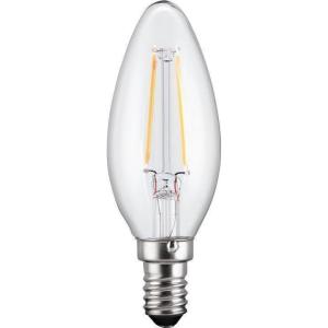 Lampada LED Candela E14 Bianco Caldo 2.8W Filamento A++