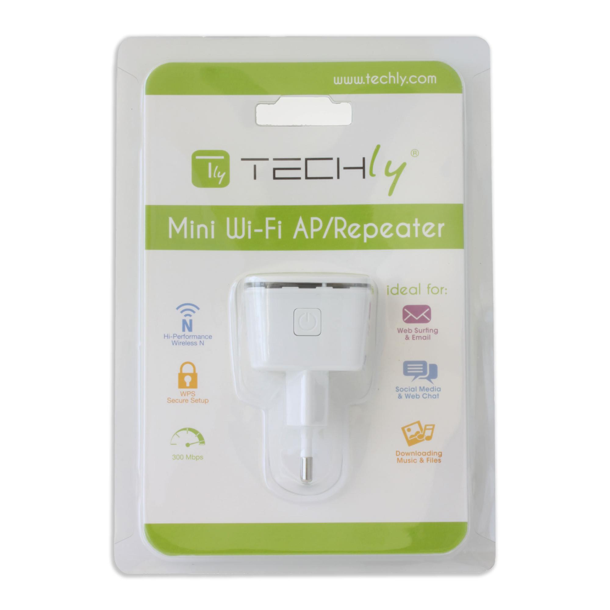 Mini Ripetitore Wireless 300Mbps Amplificatore da Muro Repeater7