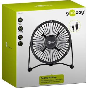 Mini Ventilatore USB 4'' Nero