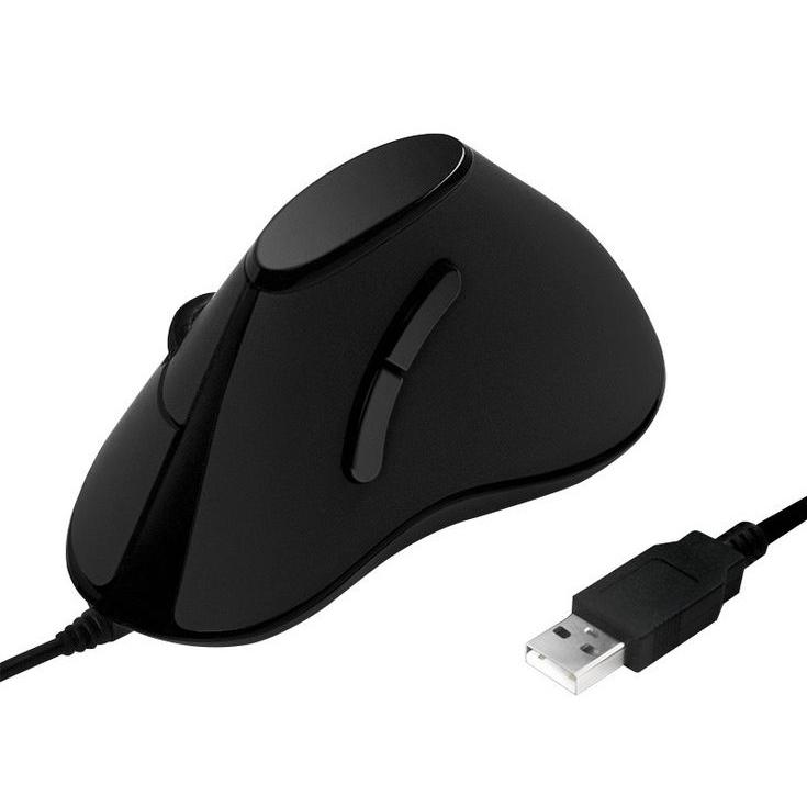 Mouse Verticale Ottico Ergonomico USB 1000dpi Nero