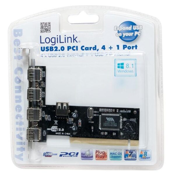 Scheda PCI 4+1 porte USB 2.0