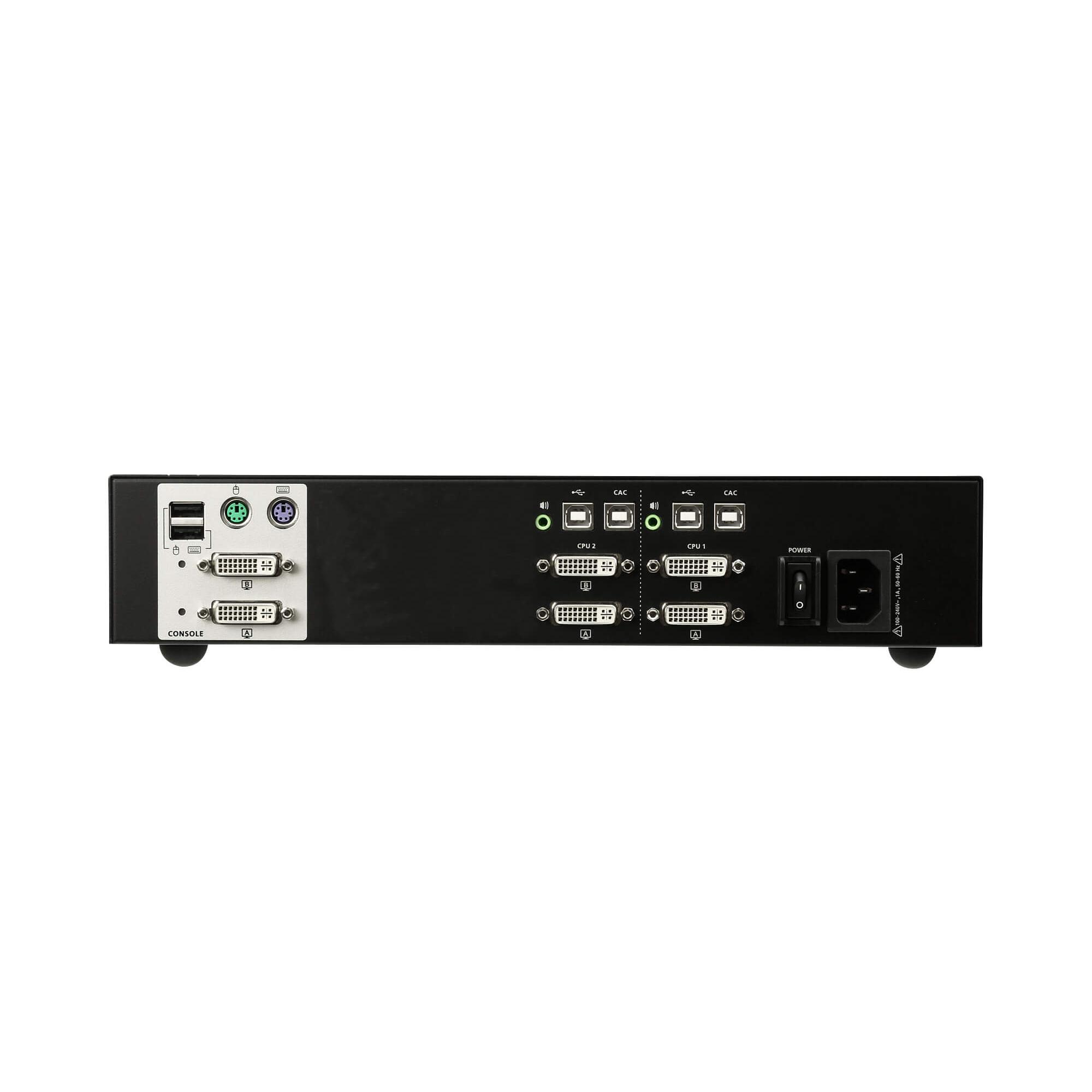 Switch KVM Schermo Doppio USB DVI 2 porte, CS1142D