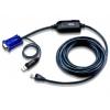 Adattatore KVM VGA 1 porta USB con cavo 5m