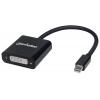 Adattatore Mini-DisplayPort passivo a DVI-I Nero