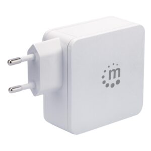 Alimentatore 45W con porte USB-C e USB-A Bianco