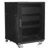 Armadio Rack 19'' 600x600 15U per Audio Video Nero