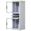 Armadio Rack 19'' 600x800 38U con Ripiano Tastiera Grigio