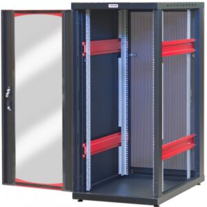 Armadio Server Rack 19'' 600x1000 20 Unita' Nero serie IdealNET