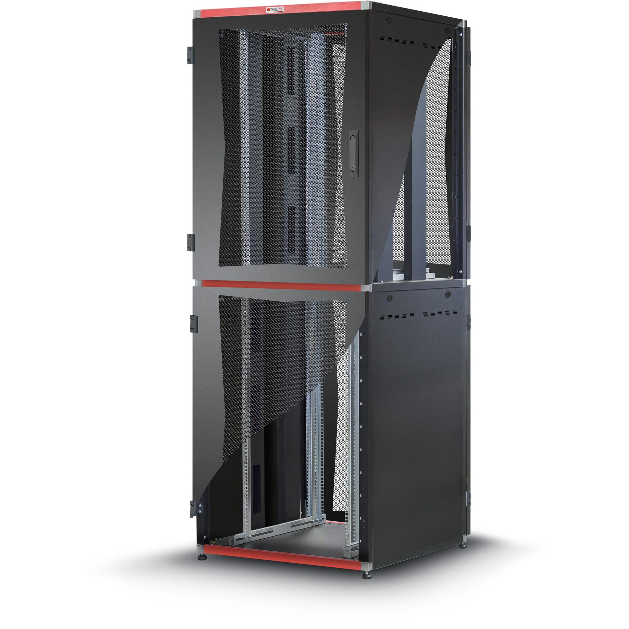 Armadio Server Rack 19'' 600x1000 2x20 Unita' Nero serie MultiSPACE