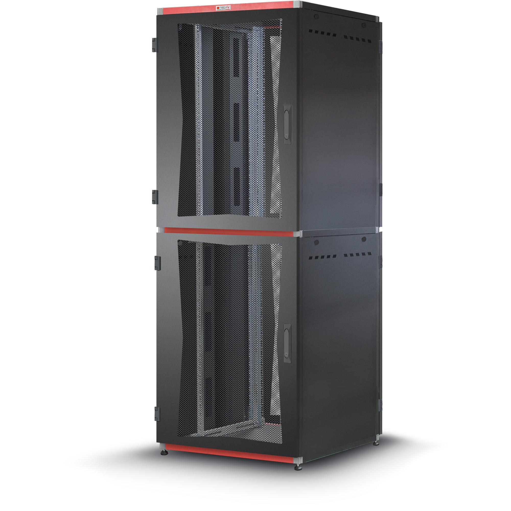 Armadio Server Rack 19'' 600x1000 2x20 Unita' Nero serie MultiSPACE