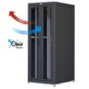 Armadio Server Rack 19'' 800x1000 27U Nero Doppia Porta Grigliata