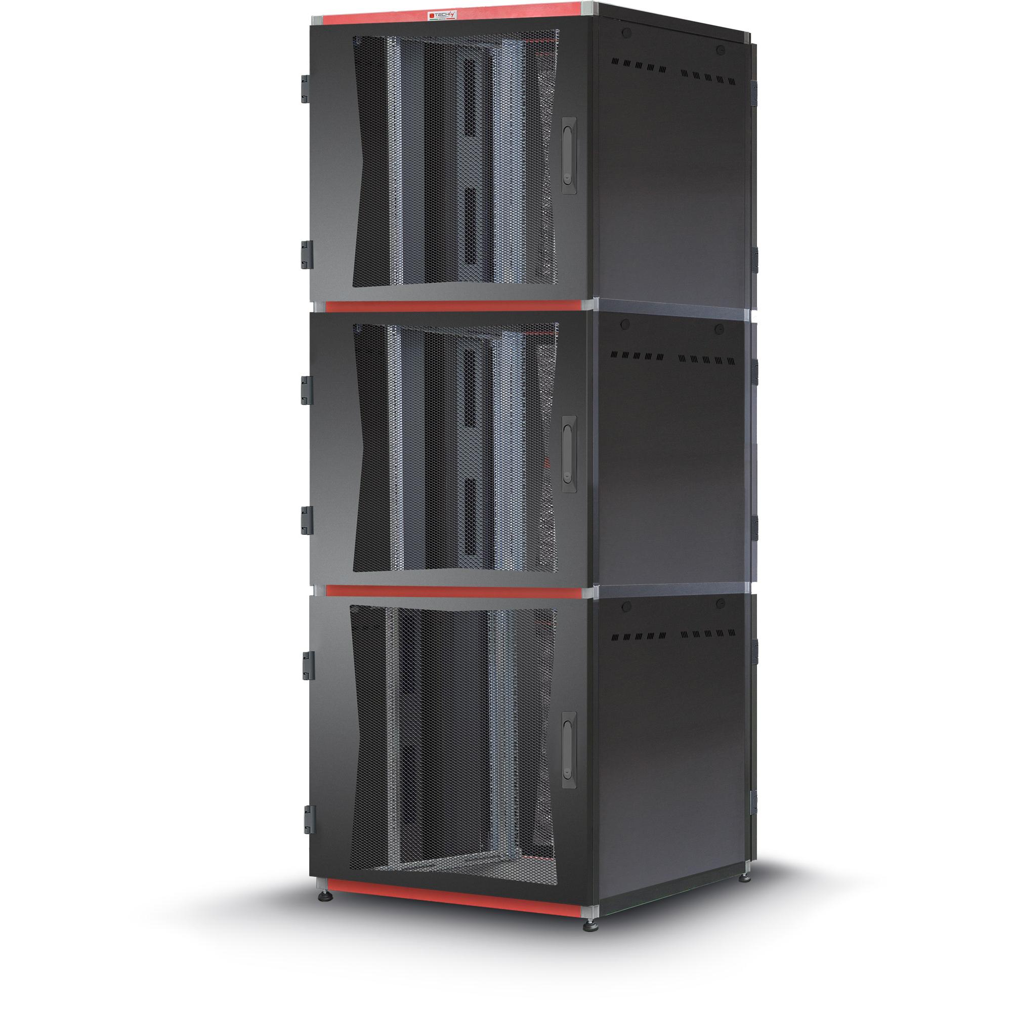 Armadio Server Rack 19'' 800x1000 3x13 Unita' Nero serie MultiSPACE