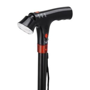 Bastone da passeggio con luce led e allarme acustico