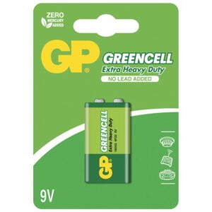 Batteria Greencell Zinco/Carbone 9V 6F22