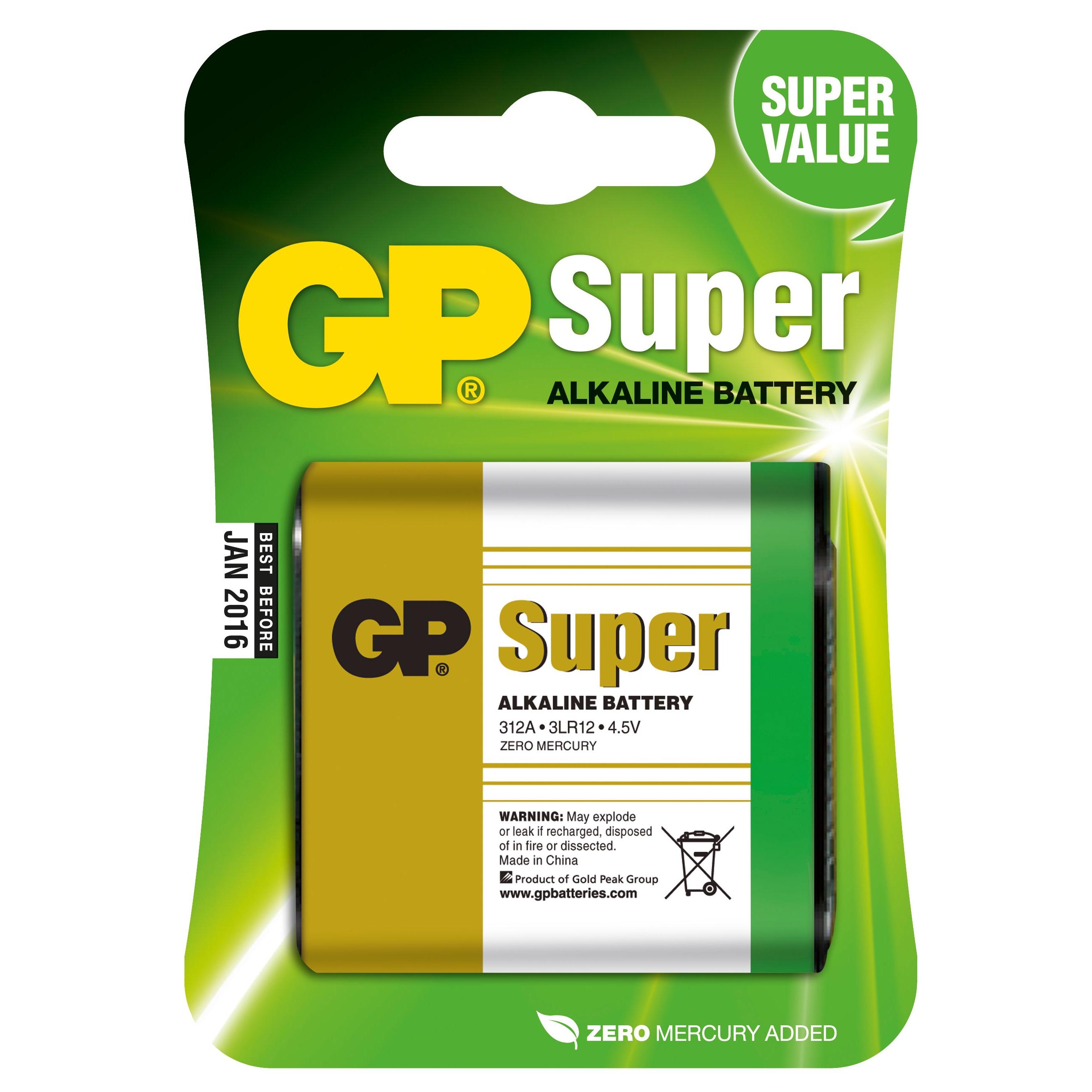 Blister 1 Batteria 4,5V GP Super