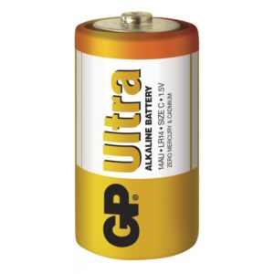 Blister 2 Batterie GP Ultra Alcaline Mezza Torcia C - 14AU/LR14