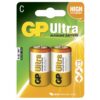 Blister 2 Batterie GP Ultra Alcaline Mezza Torcia C - 14AU/LR14