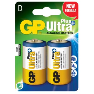 Blister 2 Batterie Torcia D GP Ultra Plus