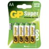 Blister 4 Batterie AA Stilo GP Super