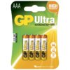 Blister 4 Batterie GP Ultra Alcaline Ministilo AAA 24AU/LR03