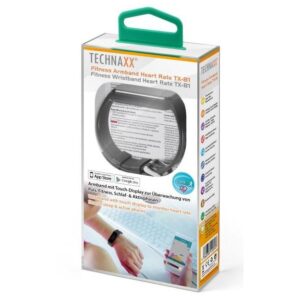 Bracciale Fitness Bluetooth 4.0 con Cardiofrequenzimetro, TX-81
