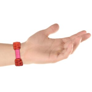 Bracciale Paracord con Micro USB Rosso