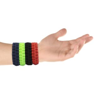 Bracciale Paracord con Micro USB Verde