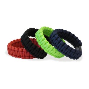 Bracciale Paracord con Micro USB Verde