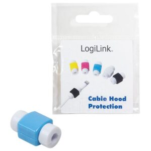 Cappuccio di Protezione per Cavo USB Azzurro