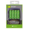 Caricabatterie Rapido 4 AA/AAA con 4 batterie AA 2600mAh USB/Auto