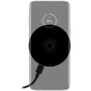 Caricabatterie Wireless Fast Qi Stand 5W Nero