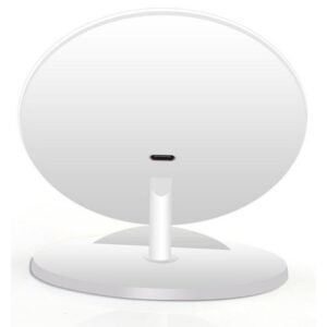 Caricabatterie Wireless Fast Qi Stand Verticale 10W Bianco