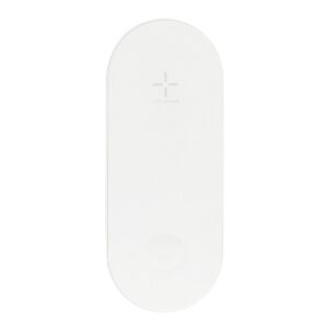 Caricatore Wireless Qi 2 Posizioni Bianco