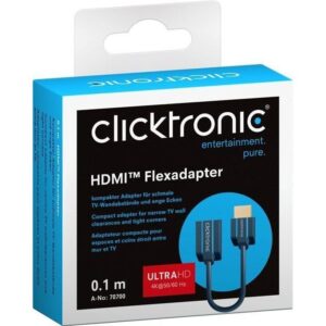 Cavo Adattatore Flessibile HDMI M/F 0,1m Alta Qualità