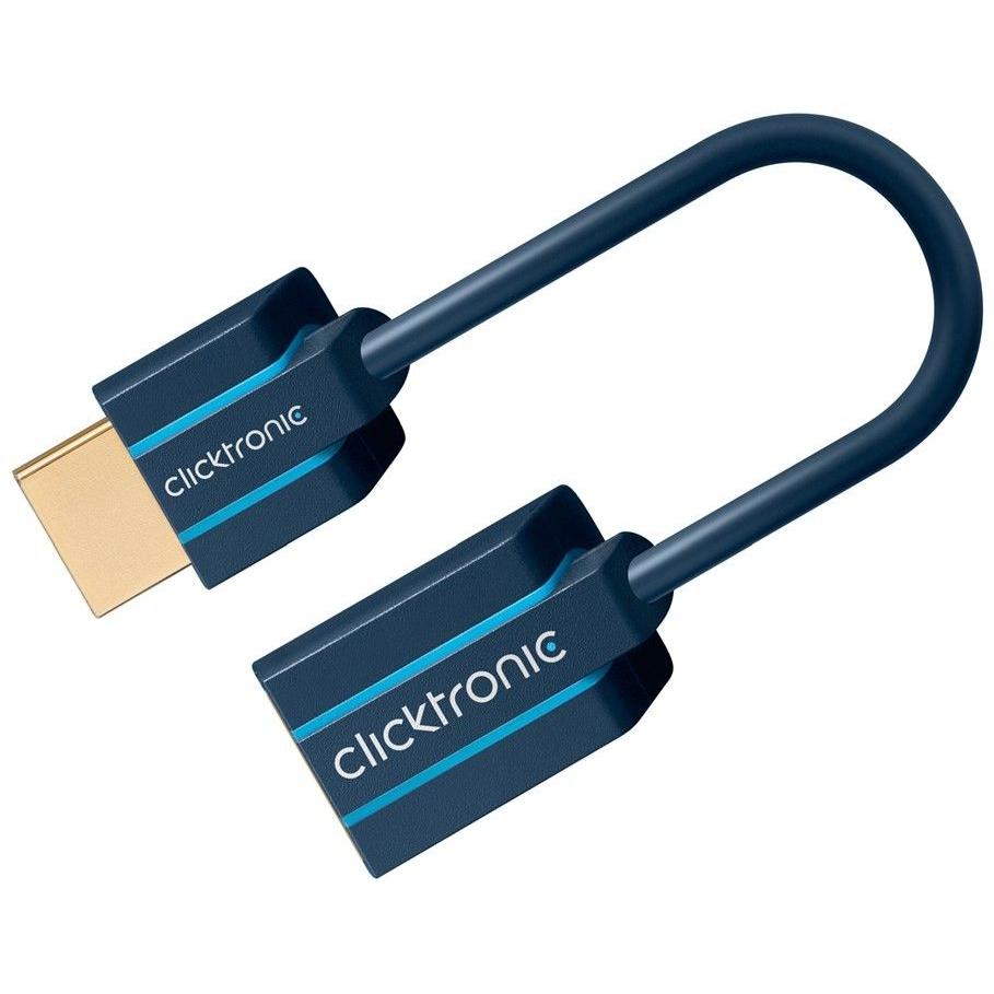 Cavo Adattatore Flessibile HDMI M/F 0,1m Alta Qualità