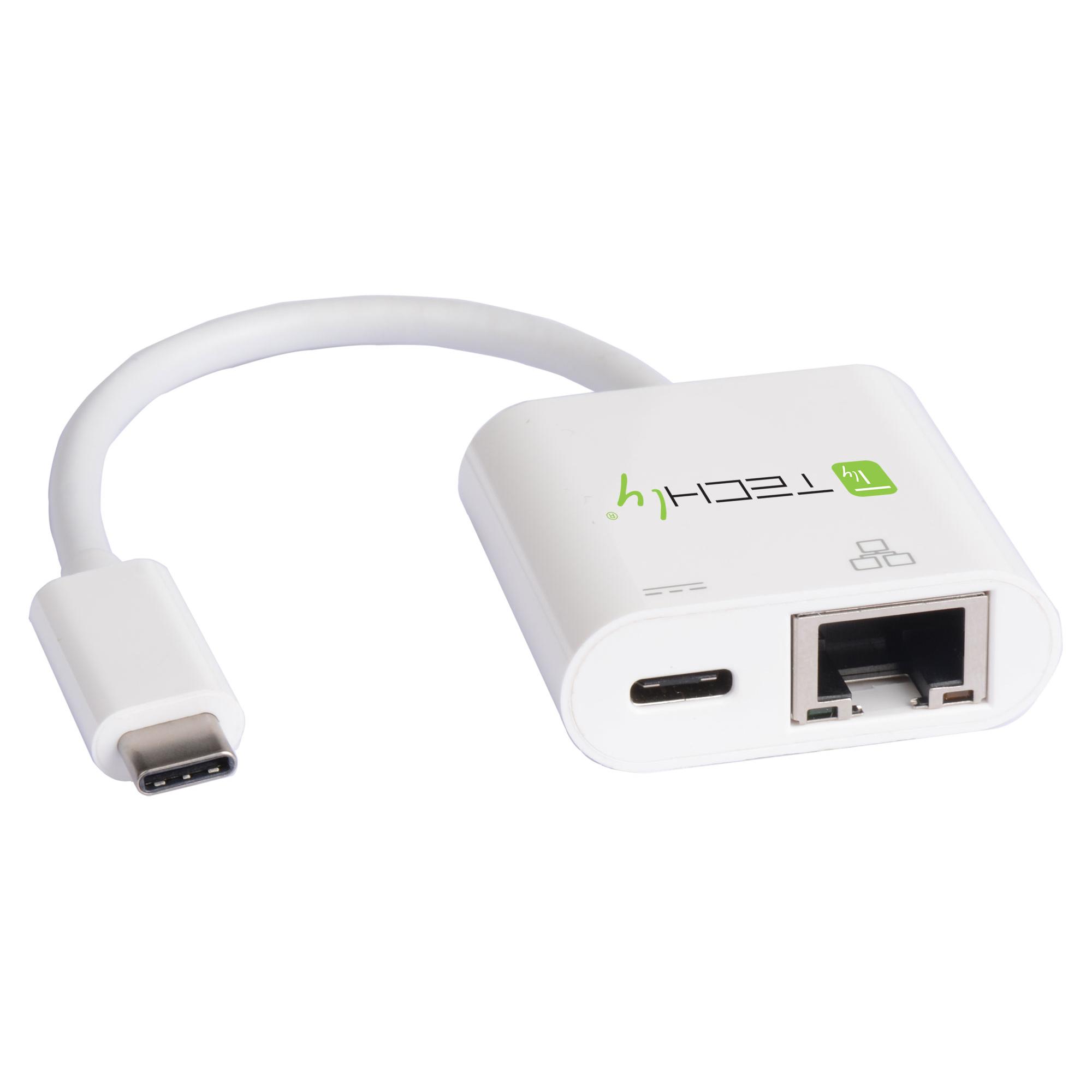 Cavo Convertitore Adattatore USB-C™ a Gigabit Ethernet con USB-C™ per ricarica