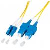 Cavo Fibra Ottica SC/LC 9/125 Monomodale 1m Diametro 1.2mm OS2