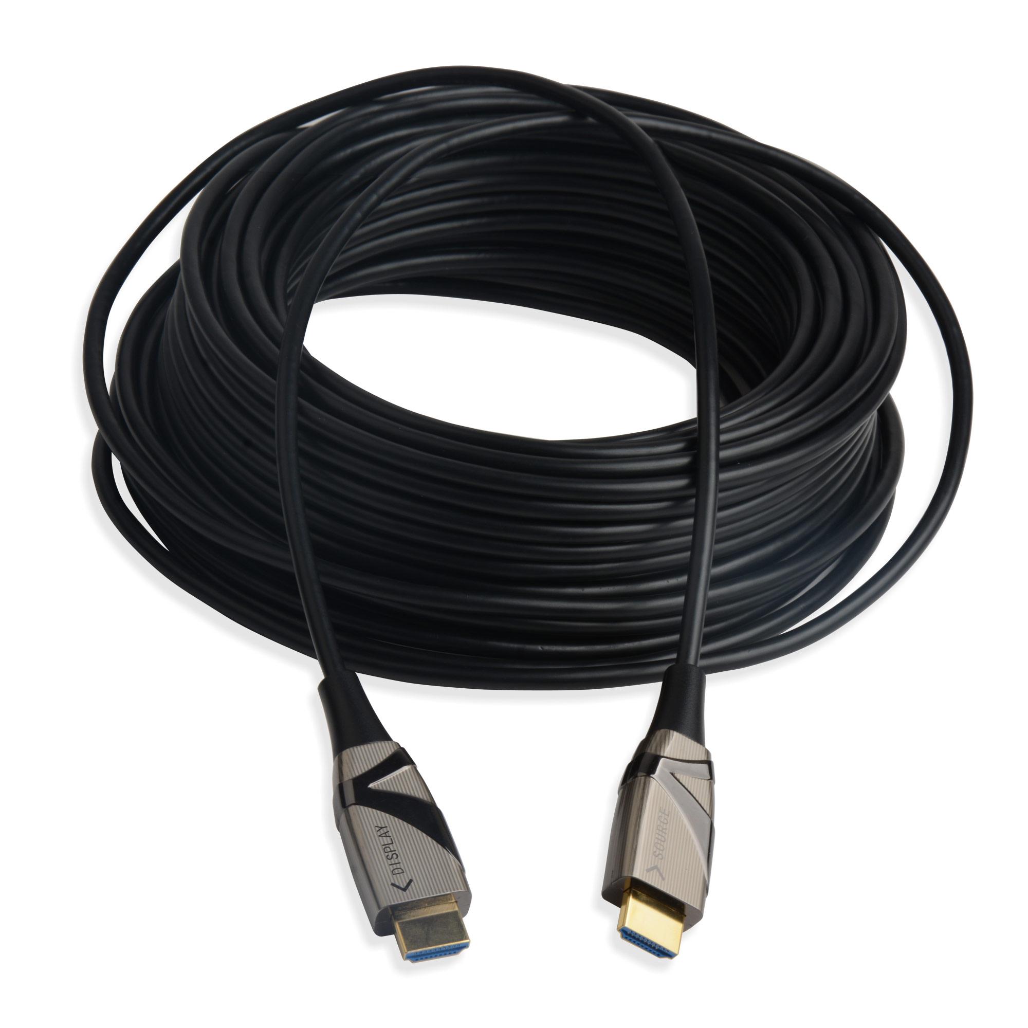 Cavo HDMI 2.0 4K Ultra HD Attivo in Fibra Ottica HDMI A/A M/M 100m