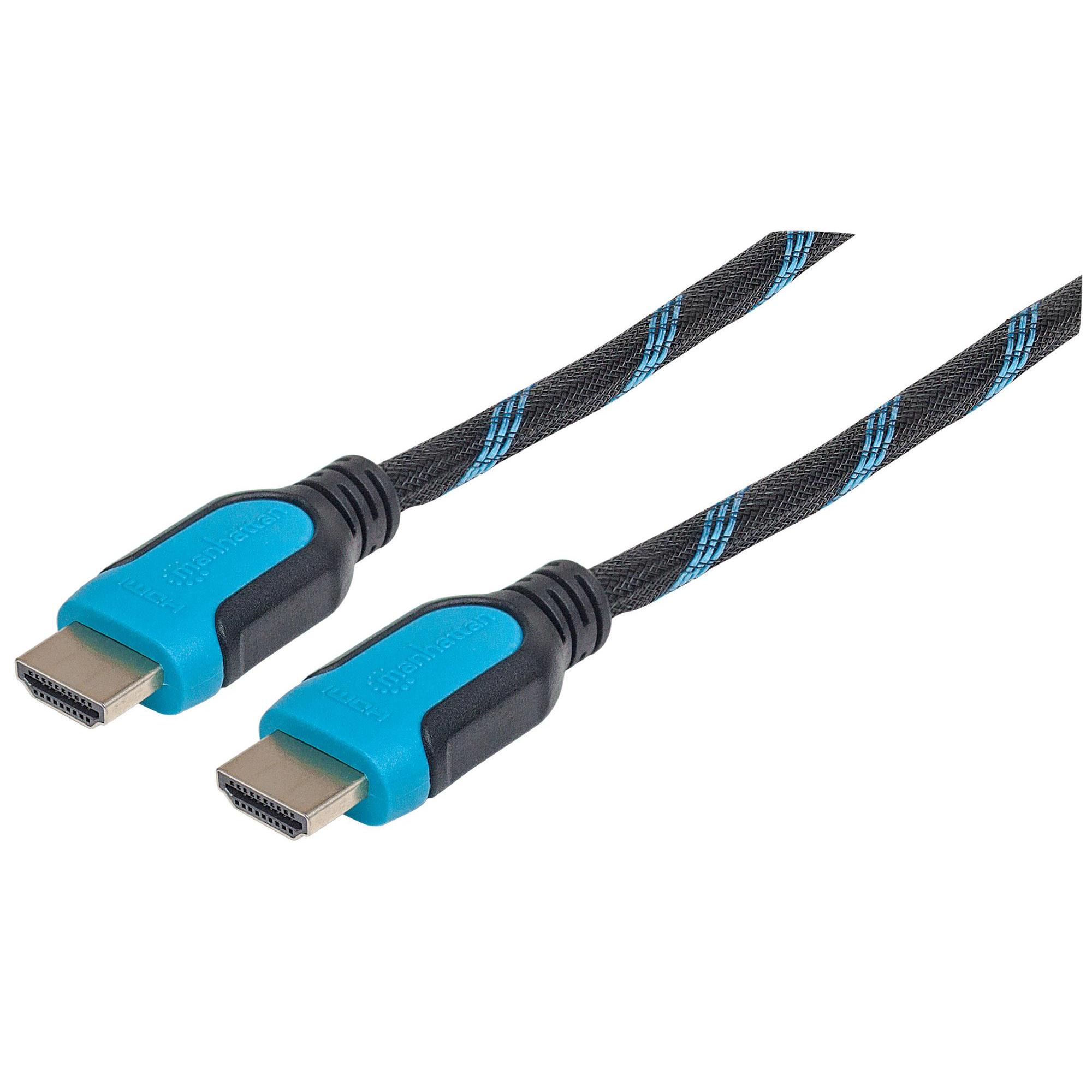 Cavo HDMI 2.0 High Speed con Ethernet con Connettore Azzurro 3m