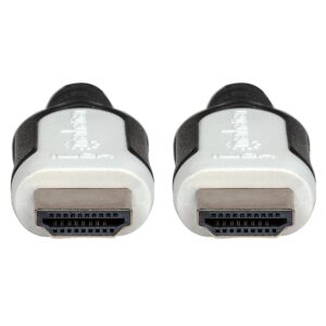 Cavo HDMI 2.0 High Speed con Ethernet con Connettore Bianco 1m
