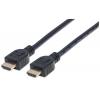 Cavo HDMI CL3 High Speed con Ethernet A/A M/M 2m Nero