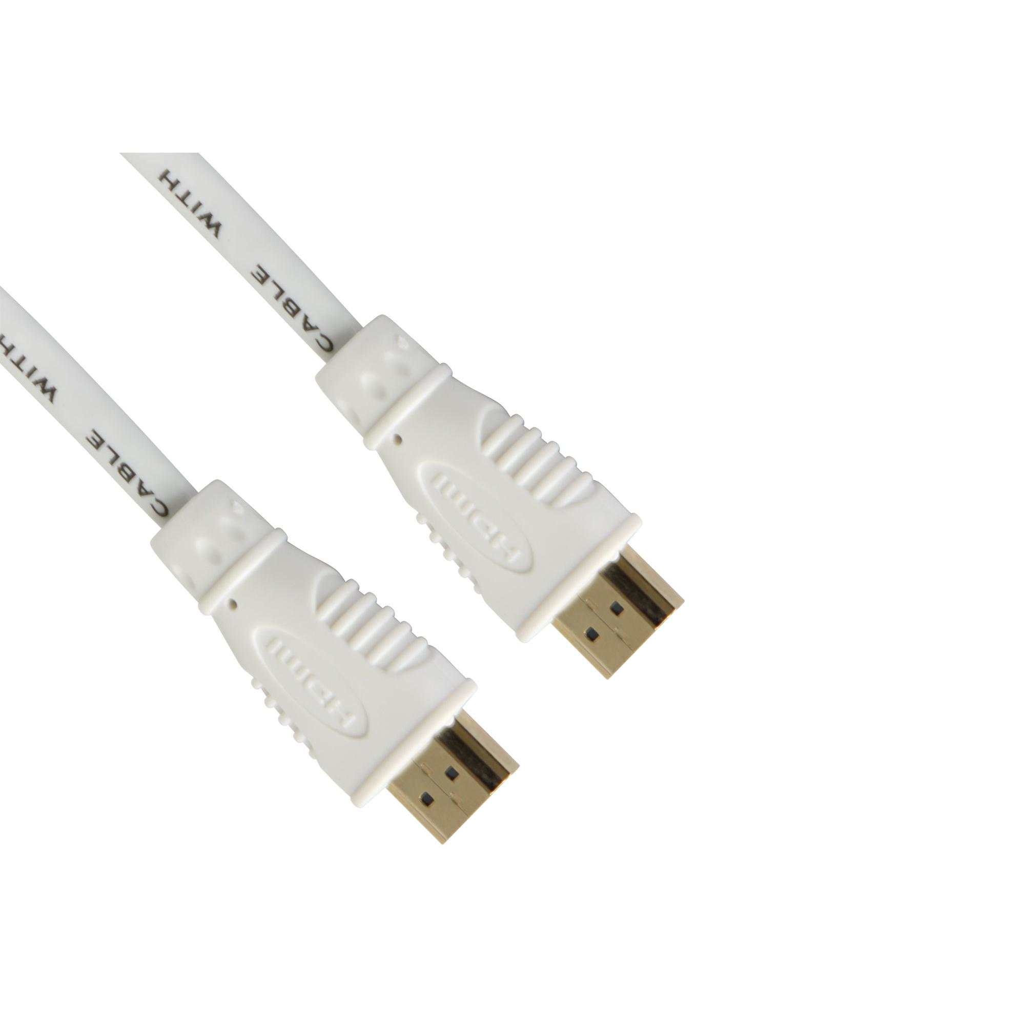 Cavo High Speed HDMI con Ethernet 3 metri Bianco