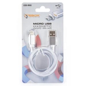 Cavo Magnetico di Ricarica USB a Micro USB 1m Bianco